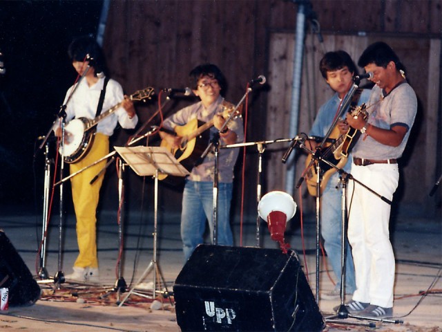 1985年宝塚フェスにて。 長谷川はゲスト。