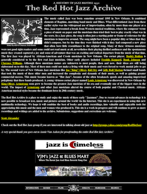 The Red Hot Jazz Archive